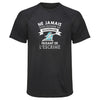 Maillot de Sport Homme Escrime Sexagenaire Homme - T-Shirt Respirant Polyester Manches Courtes - Cadeau Sportif Anniversaire Noël Fête des Pères