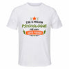 Maillot de Sport Homme Meilleur Psychologue Super Pouvoir Cadeau Anniversaire Noël Fête des Pères T-Shirt Respirant Polyester