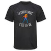 Maillot de Sport Homme Cardio Dance Cest la Vie - T-Shirt Respirant Polyester Manches Courtes - Cadeau Sportif Anniversaire Noël Fête des Pères