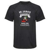 Maillot de Sport Homme Karting Octogenaire Homme - T-Shirt Respirant Polyester Manches Courtes - Cadeau Sportif Anniversaire Noël Fête des Pères