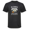 Maillot de Sport Homme Basket Sexagenaire Homme - T-Shirt Respirant Polyester Manches Courtes - Cadeau Sportif Anniversaire Noël Fête des Pères