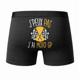 Caleçon J'peux Pas J'Ai Moto GP - Humour Boxer Coton Idée Cadeau