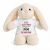 Peluche Lapin Bébé Doudou L'assistante de Piscine de Marraine Cadeau Naissance Fille Nouveau-Né Baby Shower