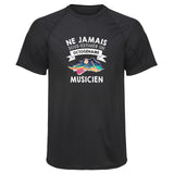Maillot de Sport Homme Musicien Octogenaire Homme - T-Shirt Respirant Polyester Manches Courtes - Cadeau Sportif Anniversaire Noël Fête des Pères