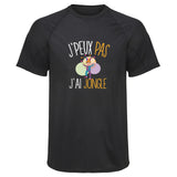 Maillot de Sport Homme Jongle Copie Jpeux Pas - T-Shirt Respirant Polyester Manches Courtes - Cadeau Sportif Anniversaire Noël Fête des Pères