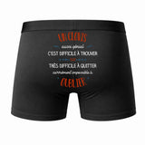 Caleçon Un Clovis Aussi génial - Dos - Humour Boxer Coton Motif Métier Idée Cadeau Anniversaire Noël Homme