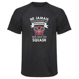 Maillot de Sport Homme Homme Trentenaire Squash - T-Shirt Respirant Polyester Manches Courtes - Cadeau Sportif Anniversaire Noël Fête des Pères