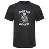 Maillot de Sport Homme Jpeux Pas Hockey Copie Jpeux Pas - T-Shirt Respirant Polyester Manches Courtes - Cadeau Sportif Anniversaire Noël Fête des Pères