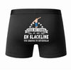 Caleçon Une légende Te Forma Slackline - Dos - Humour Boxer Coton Motif Métier Idée Cadeau Anniversaire Noël Homme
