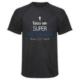 Maillot de Sport Homme Aide-Soignant Super - T-Shirt Respirant Polyester Manches Courtes - Cadeau Sportif Anniversaire Noël Fête des Pères