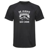 Maillot de Sport Homme Brocante Copie Quinquagenaire Homme - T-Shirt Respirant Polyester Manches Courtes - Cadeau Sportif Anniversaire Noël Fête des Pères