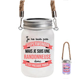 Lanterne Randonneuse Superwoman | Lampe Jardin Idée Décoration Cadeau