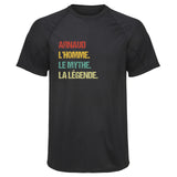 Maillot de Sport Homme Mythe Legende Vintage - T-Shirt Respirant Polyester Manches Courtes - Cadeau Sportif Anniversaire Noël Fête des Pères