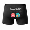 Caleçon Billard C'est Un Match - Dos - Humour Boxer Coton Motif Métier Idée Cadeau Anniversaire Noël Homme