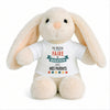 Peluche Lapin Bébé Doudou Ma Mission Marathon avec Mes Parents Cadeau Naissance Nouveau né Fille garçon Baby Shower