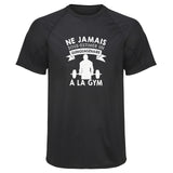 Maillot de Sport Homme sous Estimer Gym 1 Quinquagenaire Homme - T-Shirt Respirant Polyester Manches Courtes - Cadeau Sportif Anniversaire Noël Fête des Pères