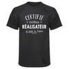 Maillot de Sport Homme Realisateur1 - T-Shirt Respirant Polyester Manches Courtes - Cadeau Sportif Anniversaire Noël Fête des Pères