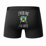 Caleçon J'peux Pas J'Ai Lutte - Humour Boxer Coton Idée Cadeau