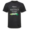 Maillot de Sport Homme pour Merci Randonneur Inoubliable - T-Shirt Respirant Polyester Manches Courtes - Cadeau Sportif Anniversaire Noël Fête des Pères