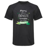 Maillot de Sport Homme pour Merci Ebeniste Inoubliable - T-Shirt Respirant Polyester Manches Courtes - Cadeau Sportif Anniversaire Noël Fête des Pères