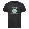 Maillot de Sport Homme Natation Artistique Jpeux Pas - T-Shirt Respirant Polyester Manches Courtes - Cadeau Sportif Anniversaire Noël Fête des Pères