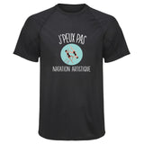 Maillot de Sport Homme Natation Artistique Jpeux Pas - T-Shirt Respirant Polyester Manches Courtes - Cadeau Sportif Anniversaire Noël Fête des Pères