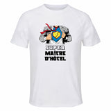 Maillot de Sport Homme Super Maitre D Hotel - T-Shirt Respirant Polyester Manches Courtes - Cadeau Sportif Anniversaire Noël Fête des Pères