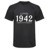 Maillot de Sport Homme 1942 Cuvee Grand Cru - T-Shirt Respirant Polyester Manches Courtes - Cadeau Sportif Anniversaire Noël Fête des Pères