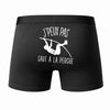 Caleçon J'peux Pas J'Ai Saut à la Perche - Humour Boxer Coton Idée Cadeau