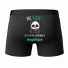 Caleçon Angélique Pas Touche - Dos - Humour Boxer Coton Motif Métier Idée Cadeau Anniversaire Noël Homme