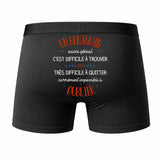 Caleçon Un Benjamin Aussi génial - Dos - Humour Boxer Coton Motif Métier Idée Cadeau Anniversaire Noël Homme