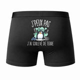 Caleçon J'peux Pas J'Ai Soulevé de Terre - Humour Boxer Coton Idée Cadeau