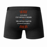 Caleçon Un Bébé Aussi génial - Dos - Humour Boxer Coton Motif Métier Idée Cadeau Anniversaire Noël Homme