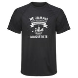 Maillot de Sport Homme Maquetiste Sexagenaire Homme - T-Shirt Respirant Polyester Manches Courtes - Cadeau Sportif Anniversaire Noël Fête des Pères