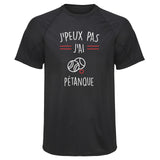 Maillot de Sport Homme J_Peux Pas Petanque Copie Jpeux Pas - T-Shirt Respirant Polyester Manches Courtes - Cadeau Sportif Anniversaire Noël Fête des Pères