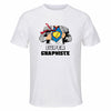 Maillot de Sport Homme Super Graphiste - T-Shirt Respirant Polyester Manches Courtes - Cadeau Sportif Anniversaire Noël Fête des Pères