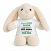 Peluche Lapin Bébé Doudou Humour Basque Cadeau Naissance Nouveau né Fille garçon Baby Shower