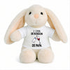 Peluche Lapin Bébé Doudou Le Copain de Boisson de Papa Vin Cadeau Naissance Garçon Nouveau-Né Baby Shower