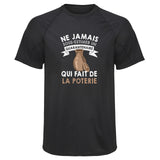 Maillot de Sport Homme Poterie Copie Quarantenaire Homme - T-Shirt Respirant Polyester Manches Courtes - Cadeau Sportif Anniversaire Noël Fête des Pères