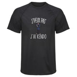 Maillot de Sport Homme Kendo Copie Jpeux Pas - T-Shirt Respirant Polyester Manches Courtes - Cadeau Sportif Anniversaire Noël Fête des Pères