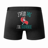 Caleçon J'peux Pas J'Ai Entrepreneuse - Humour Boxer Coton Idée Cadeau