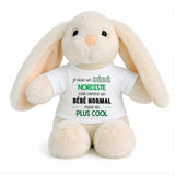 Peluche Lapin Bébé Doudou Humour Nordiste Cadeau Naissance Nouveau né Fille garçon Baby Shower