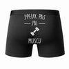 Caleçon J'peux Pas J'Ai Muscu - Humour Boxer Coton Idée Cadeau