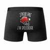 Caleçon J'peux Pas J'Ai Spéléologie - Humour Boxer Coton Idée Cadeau