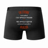 Caleçon Un Etienne Aussi génial - Dos - Humour Boxer Coton Motif Métier Idée Cadeau Anniversaire Noël Homme