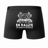 Caleçon Une légende Te Forma Rallye - Dos - Humour Boxer Coton Motif Métier Idée Cadeau Anniversaire Noël Homme