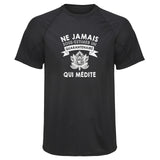 Maillot de Sport Homme Medite Copie Quarantenaire Homme - T-Shirt Respirant Polyester Manches Courtes - Cadeau Sportif Anniversaire Noël Fête des Pères