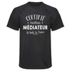 Maillot de Sport Homme Mediateur - T-Shirt Respirant Polyester Manches Courtes - Cadeau Sportif Anniversaire Noël Fête des Pères
