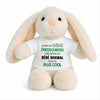 Peluche Lapin Bébé Doudou Humour Perigourdin Cadeau Naissance Nouveau né Fille garçon Baby Shower