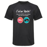 Maillot de Sport Homme Moto 2 - T-Shirt Respirant Polyester Manches Courtes - Cadeau Sportif Anniversaire Noël Fête des Pères